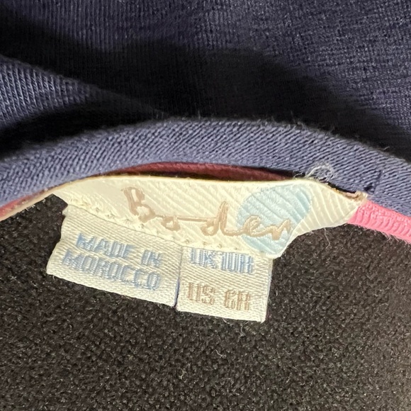 Boden Navy Cotton Blend Dress Size 6 6R - Picture 6 of 6